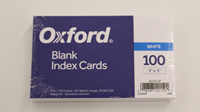 Index Card 3x5 Plain
