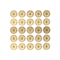 Gold Envelope Seals 25CT