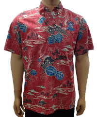 Reyn Spooner Aloha Shirt Year of the Boar - Maui College Embroidery