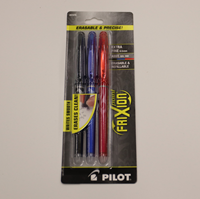 Pilot FriXion Point Erasable Gel Pen .5 Extra Fine 3pk Basic