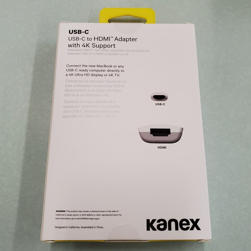 Kanex USB-C to HDMI Cable with 4K Support