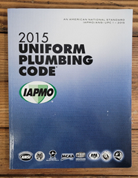 2015 UNIFORM PLUMBING CODE OE