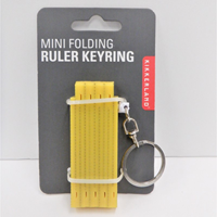 Kikkerland Folding Ruler Keychain