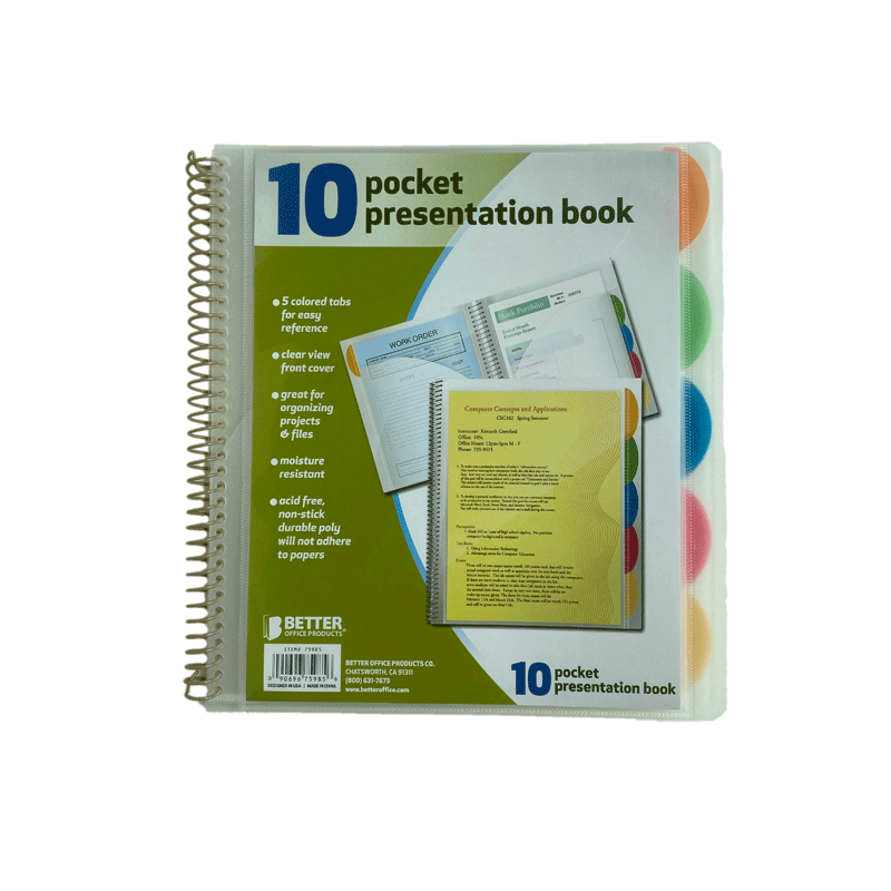 10 Pocket Presentation Book (SKU 11506164195)