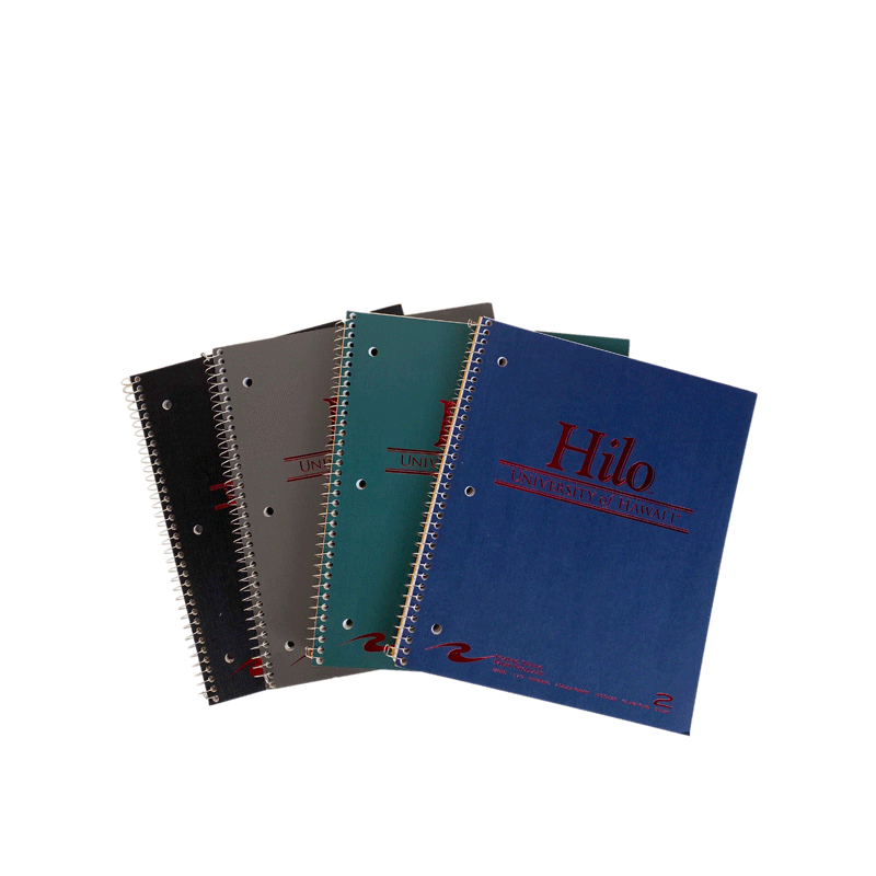 2 Subject UH Hilo Notebook (SKU 11483335195)