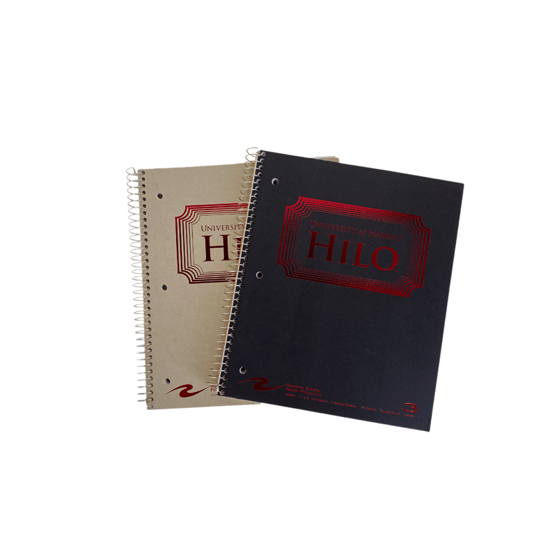 3 Subject UH Hilo Notebook (SKU 11483342195)