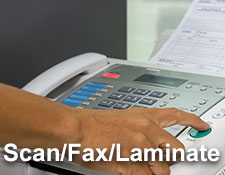 Print Shop Scanning, Faxing and Lamination