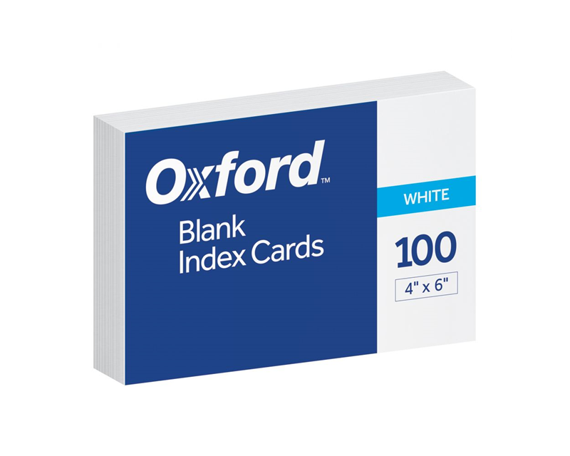 Index Card 4x6 Plain (SKU 1148126356)