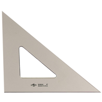 Alvin 6" Smoke-Tint Triangle