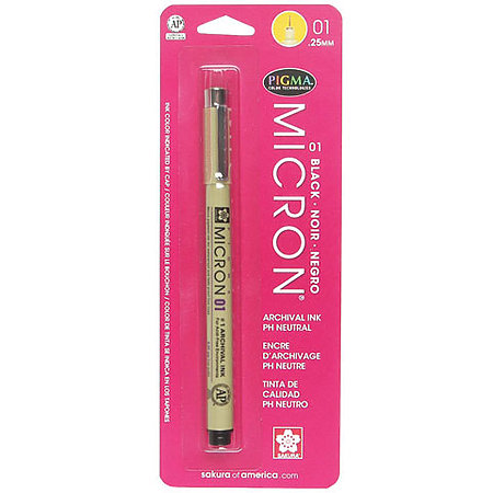 Pen Micron 01, Carded (SKU 11516125133)