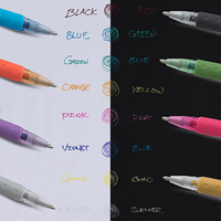 Pentel Sparkle Pop Metallic Gel Pens, (1.0mm) Bold Line