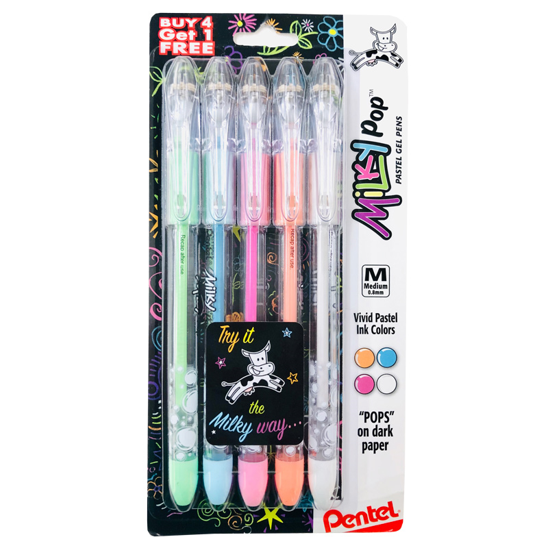 Pentel Milky Pop Pastel Gel Pen 0.8mm Medium