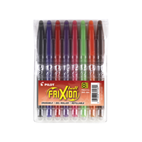 Pilot FriXion Point Erasable Gel Pen .7 Fine 8pk