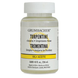 Grumbacher Turpentine, 8 oz. (SKU 11558828162)