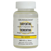 Grumbacher Turpentine, 8 oz.