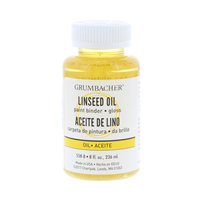 Grumbacher Linseed Oil, 8 oz