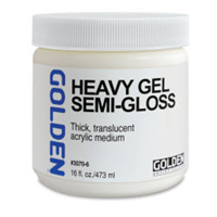 Golden Heavy Gels, Semi-Gloss, 8 oz.