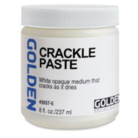 Golden Crackle Paste, 8oz.