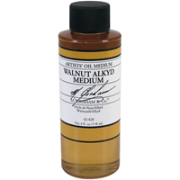 M. Graham Walnut Alkyd Medium, 4 oz.