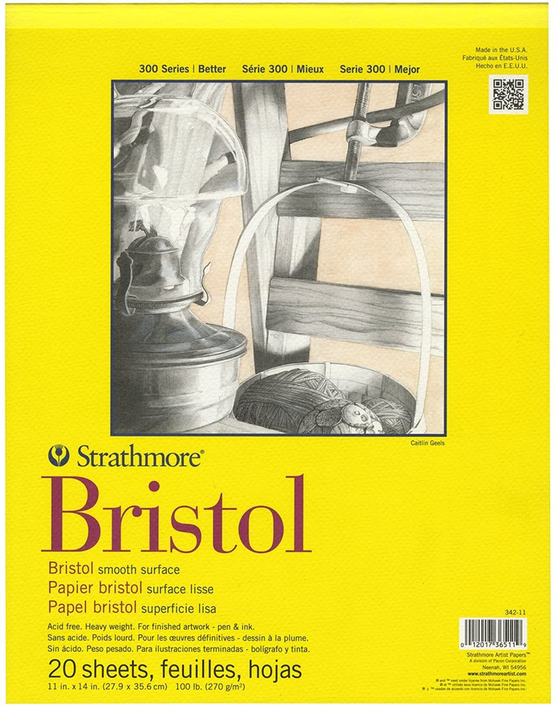 Bristol Paper Pad Series 300, Smooth, 11" x 14" (SKU 11560173153)