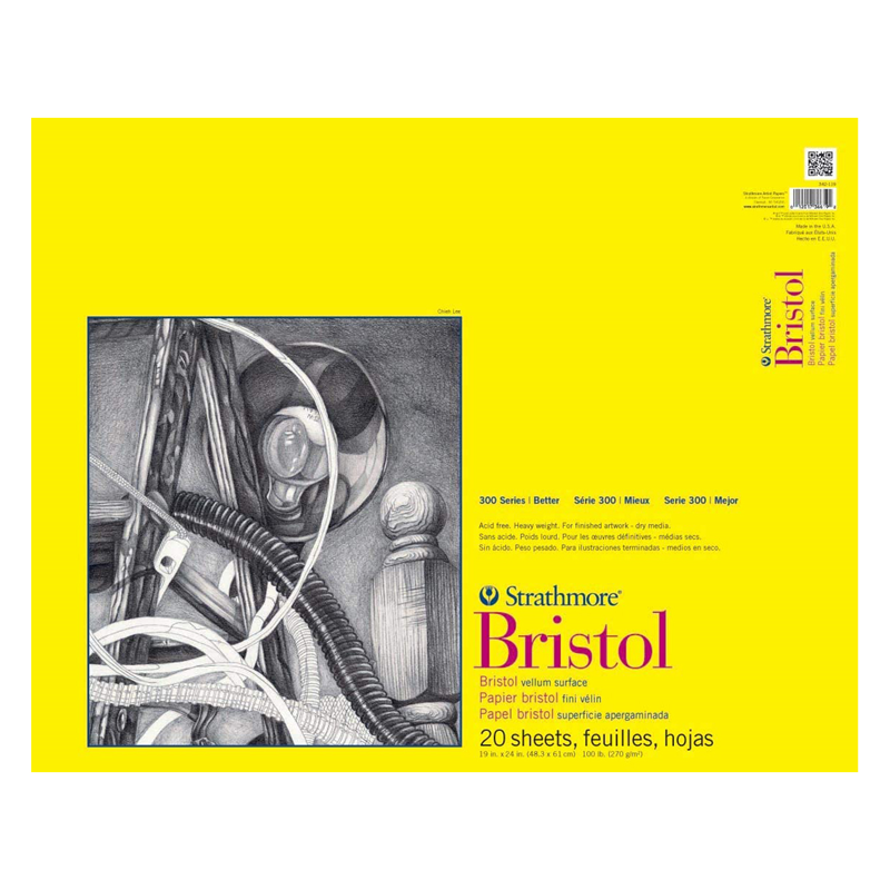 Bristol Paper Pad Series 300, Regular, 19" x 24" (SKU 11560227153)