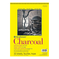 Charcoal Paper Pad 300 Series, Spiral-Bound, 9" x 12"