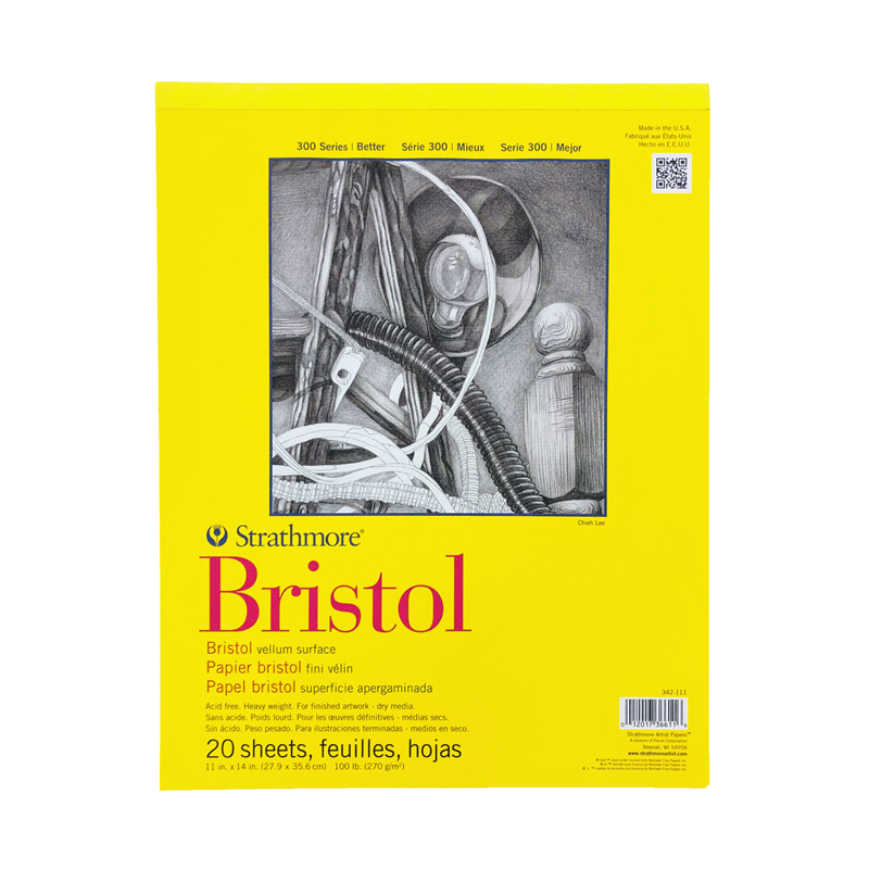 Bristol Paper Pads Series 400, Vellum, 11" x 14" (SKU 11560630153)