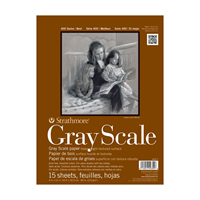 Gray Scale Paper Pad 400 Seruesm 9" x 12"