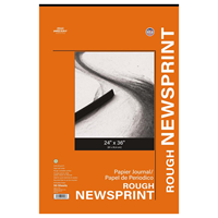 Pro Art Newsprint Paper Pad Rough, 24"x 36"