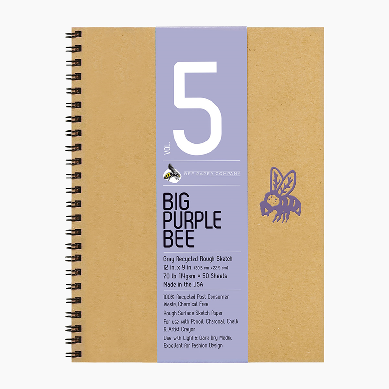 Big Purple Bee Volume 5 Gray Tone Pad 9" x 12" (SKU 11563013153)