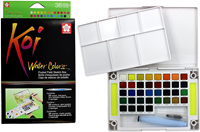 Sakura Pocket Set Koi Watercolor Kit, 36 Color Count