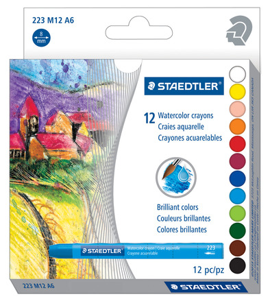Staedler Watercolor Crayon 12pc (SKU 11576624133)
