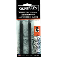 Compressed Charcoal Sets, 2B Hard