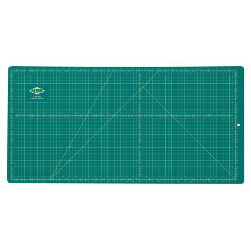 Alvin 18" x 24" Green/Black Professional Self-Healing Cutting Mat (SKU 11593706177)