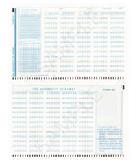 Hawaii State H1 Scantron (500 Sheets)