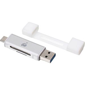 IOGEAR USB-C Duo USB Card Reader