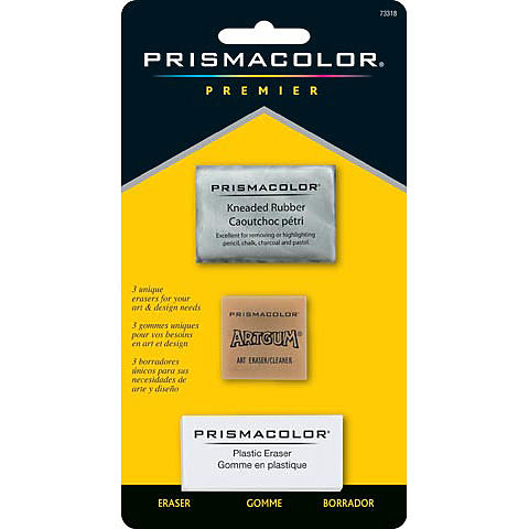 Prismacolor Multi-Pack Erasers,3 Pack (SKU 14507298133)