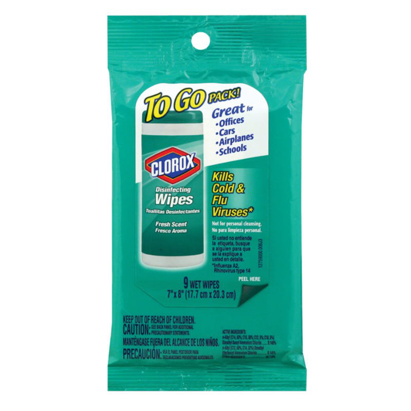 Clorox Disinfecting Wipes To Go Pack (Pick Up Only) (SKU 14571138171)
