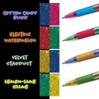 Pentel Iridescent Krazy Pop Gel Pens, (1.0mm) Bold line