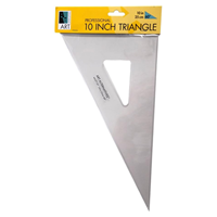 Triangle 30 /60 /90 Clear 10"