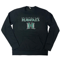 Kangaroo Pocket Hawai'i Crew Sweatshirt
