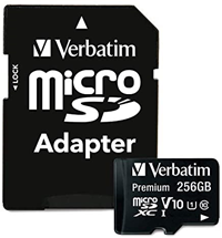 Verbatim 256GB microSD Card