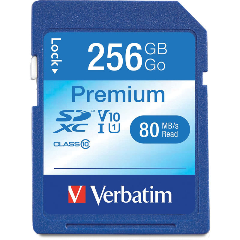Verbatim 256GB SD Card (SKU 1470758283)