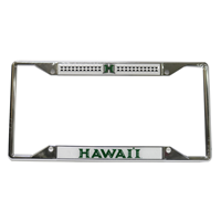 License Plate Chrome Frame H Tapa