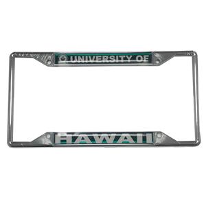 License Plate Frame Mirrored Vinyl Seal Logo