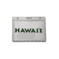 ID Holder - Horizontal Kapa Hawai'i Clear