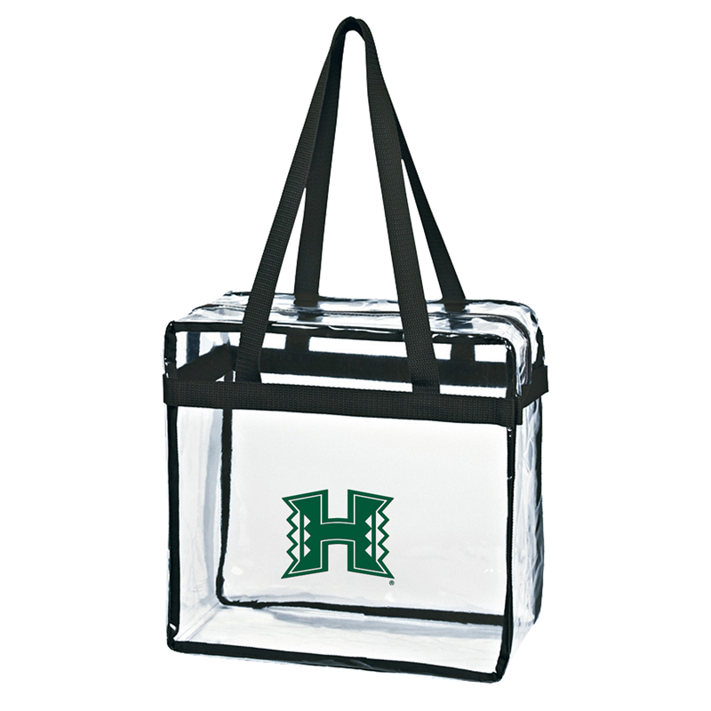 H Logo Clear Stadium Bag  University of Hawai'i Manoa Bookstore