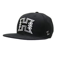 Zephyr H Logo Tungsten Adjustable Snapback Hat