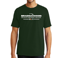 Braddahhood Tee - One State One School One Team - Green
