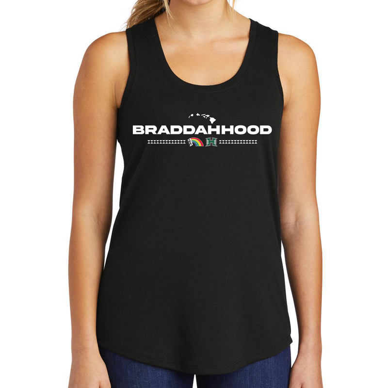 Braddahhood Logo Women's Racerback Tank (SKU 14741876282)